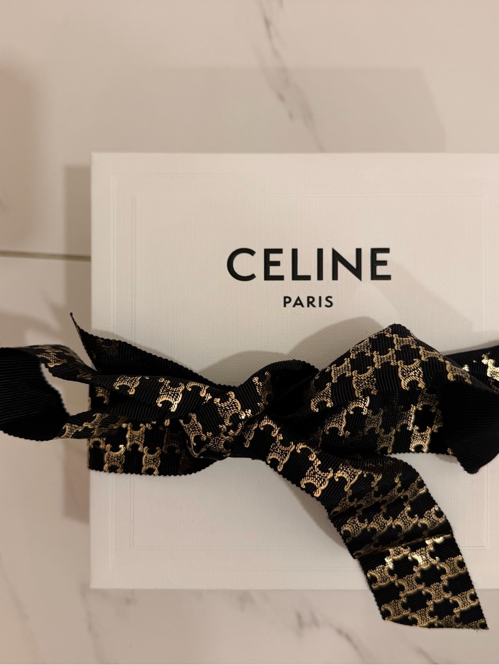 Celine Black Leather Belt with Gold Triomphe Buckle size 75 and 25mm thickness - Picture 13 of 13